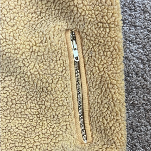 J. Crew Mustard Fleece Vest - Picture 3 of 7